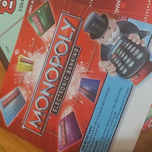 Monopoly Electronic Banking Boardgame EUC Complete - Picture 2 of 7